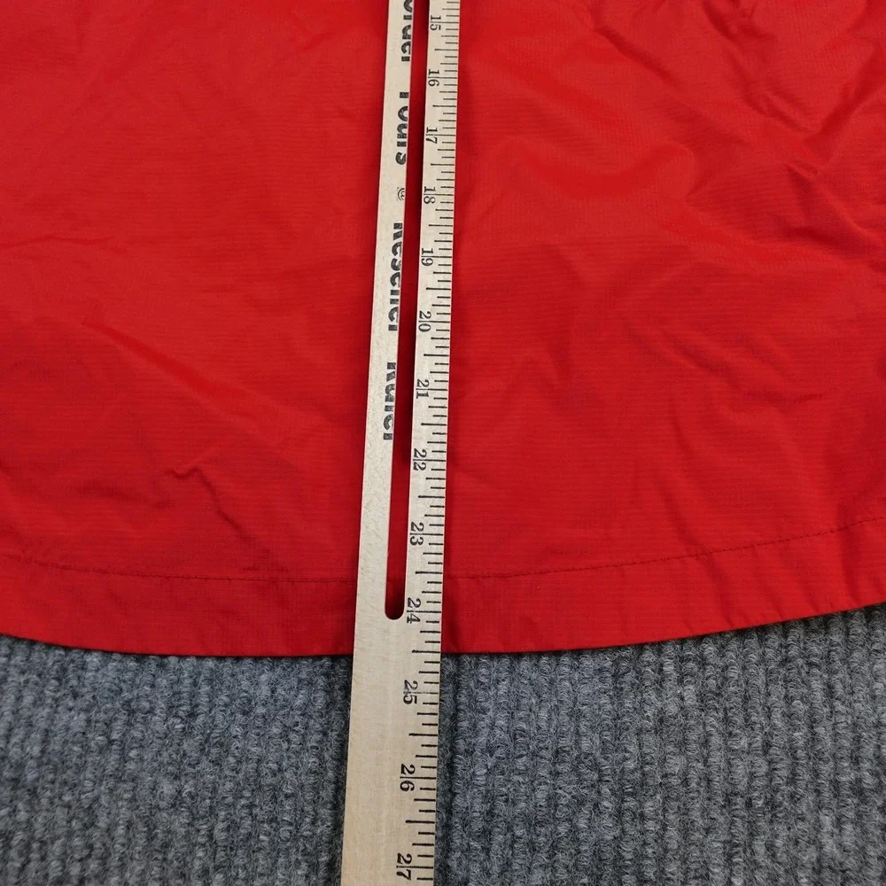 Marmot Jacket Mens XL Red Hooded Full Zip Lightweight Windbreaker Colorblock